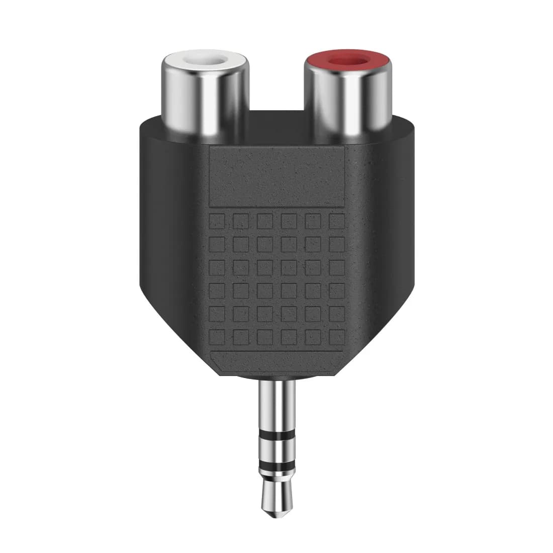 HAMA Adapter Audio 2x RCA Socket to 3.5 Jack -adapteri, Musta