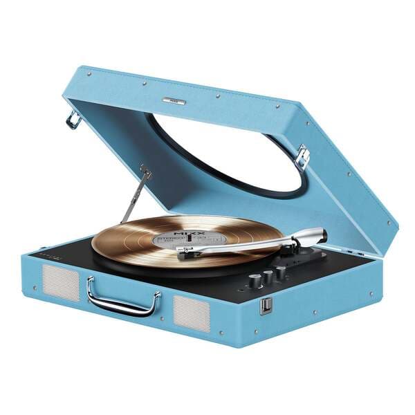MIXX Vinyl Record Player Revival 65 Stereo Blue