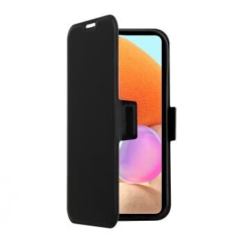 Screenor Clever, Galaxy A17 -lompakkokotelo, musta