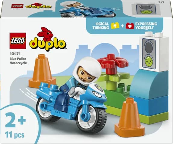 LEGO DUPLO Town Sininen poliisimoottoripyörä 10471