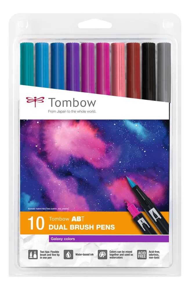 Tombow ABT Dual Brush Galaxy Colours (10)