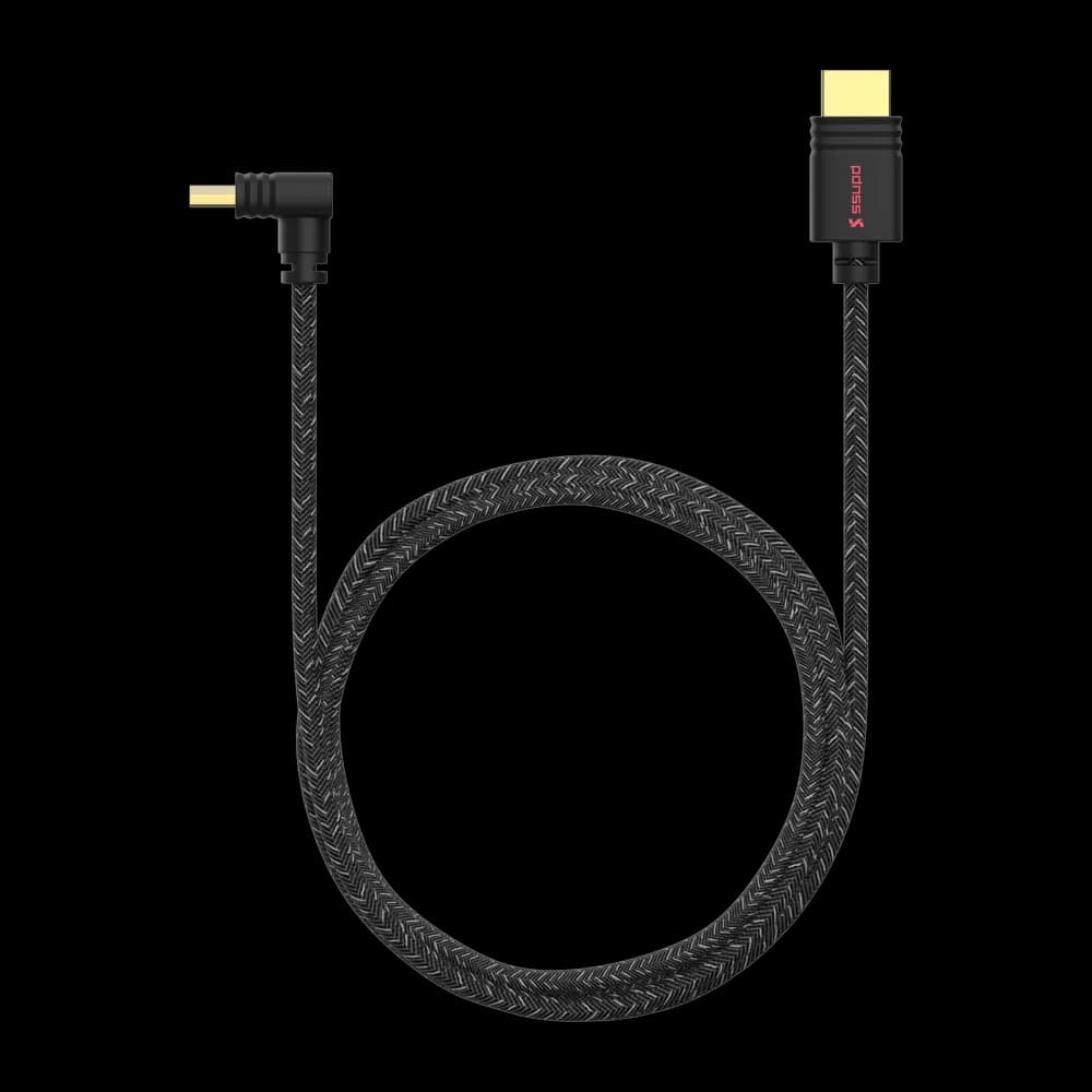 SSUPD DisplayPort 1.4 Kulma -jatkokaapeli, jossa 8K, 2 m, musta