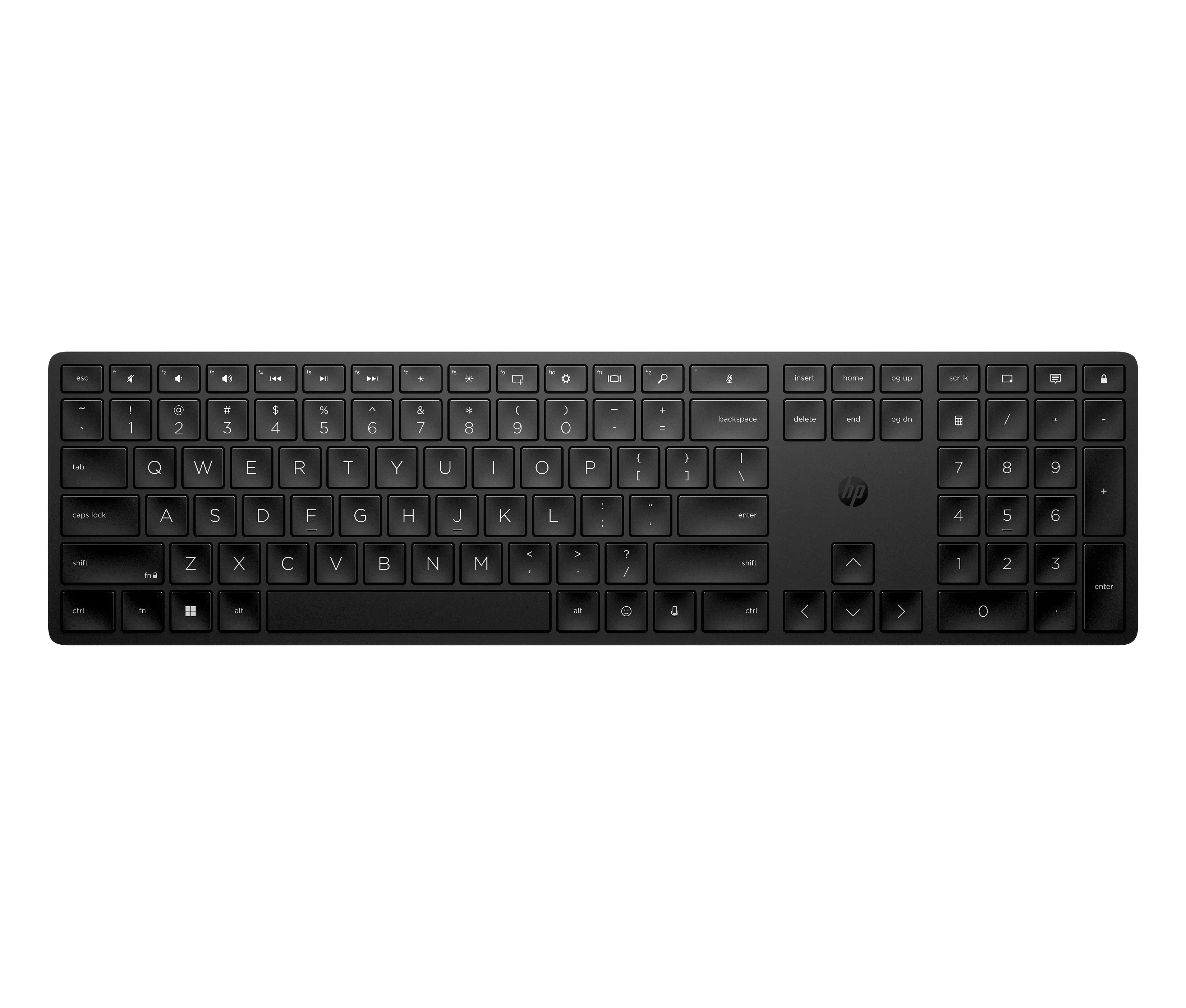 HP 450 Programmable -langaton ergonominen näppäimistö, musta