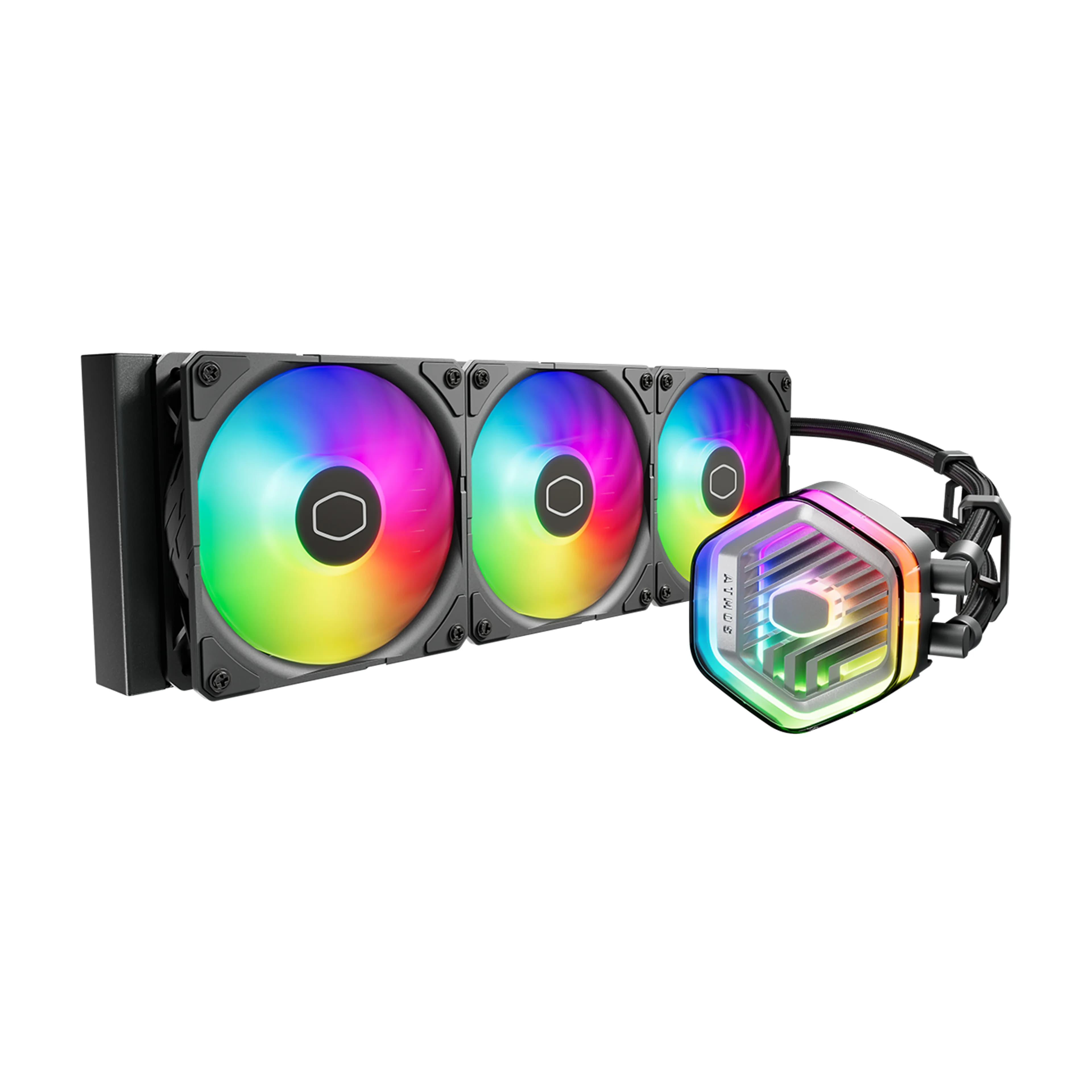 Cooler Master MasterLiquid 360 Atmos 360mm ARGB -nestejäähdytin, musta