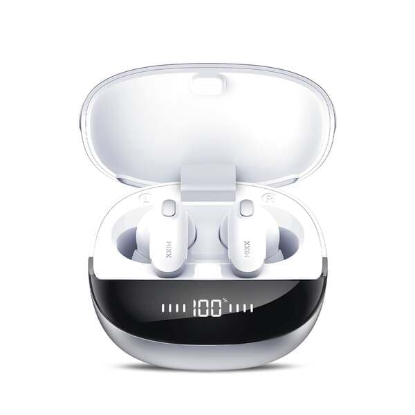 MIXX StreamBuds Mini Charge 2 -langattomat nappikuulokkeet, valkoinen