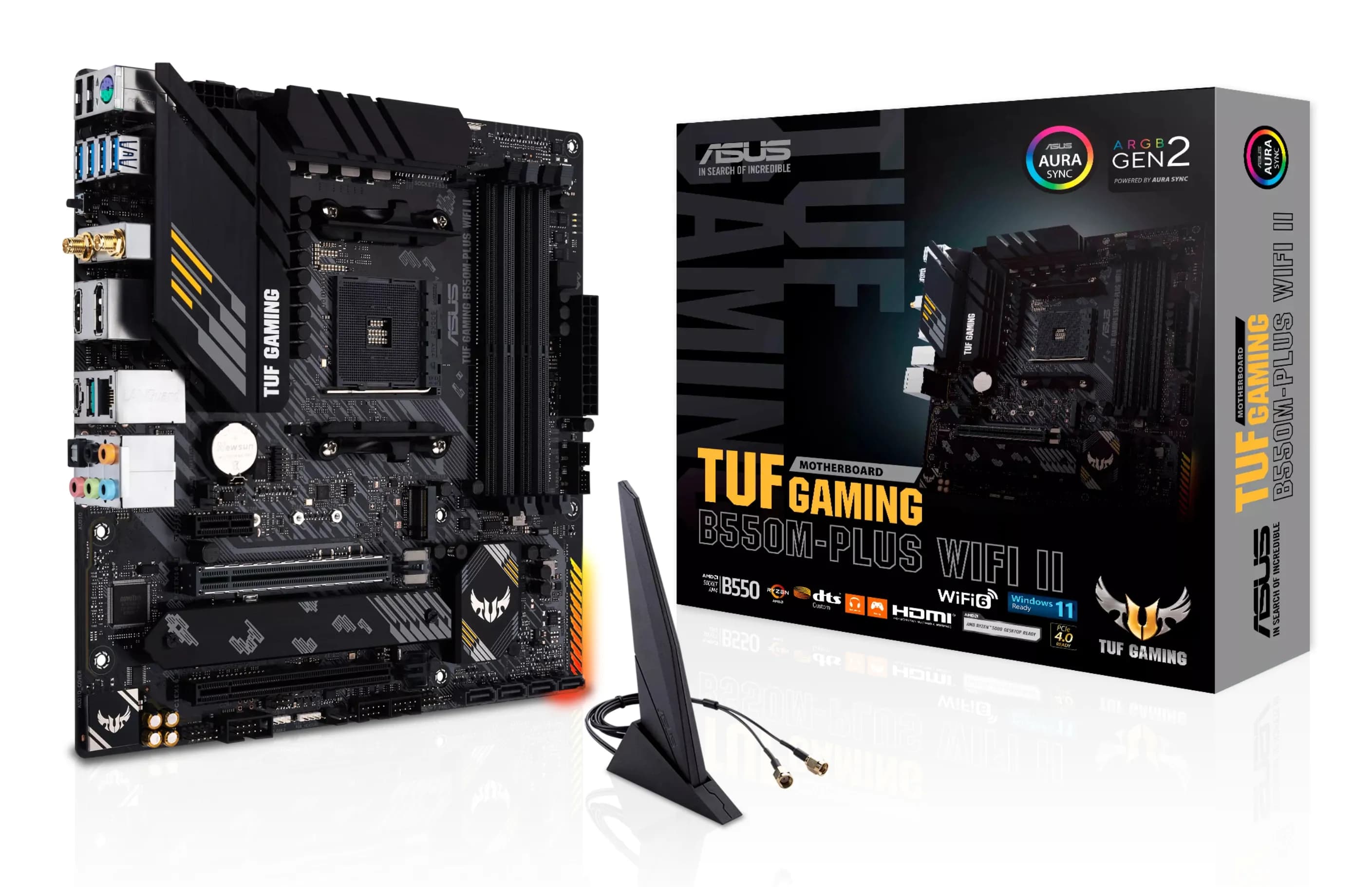 Asus TUF Gaming B550M-Plus WiFi II AM4 mATX -emolevy