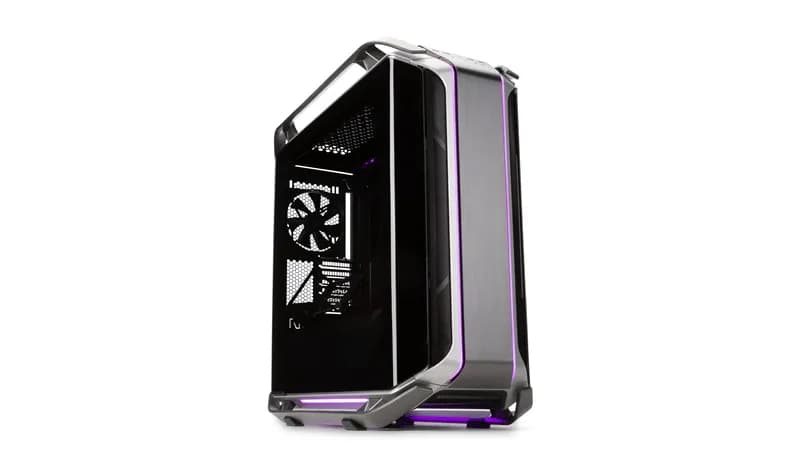 Cooler Master Cosmos C700M -täystornikotelo ikkunalla ja RGB-valaistuksella, musta/harmaa/hopea