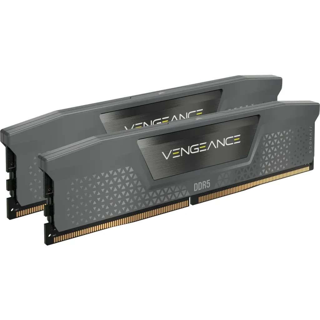 Corsair VENGEANCE 48 Gt (2 x 24 Gt) DDR5 6000 MHz, CL30 -muisti, harmaa (XMP & EXPO)