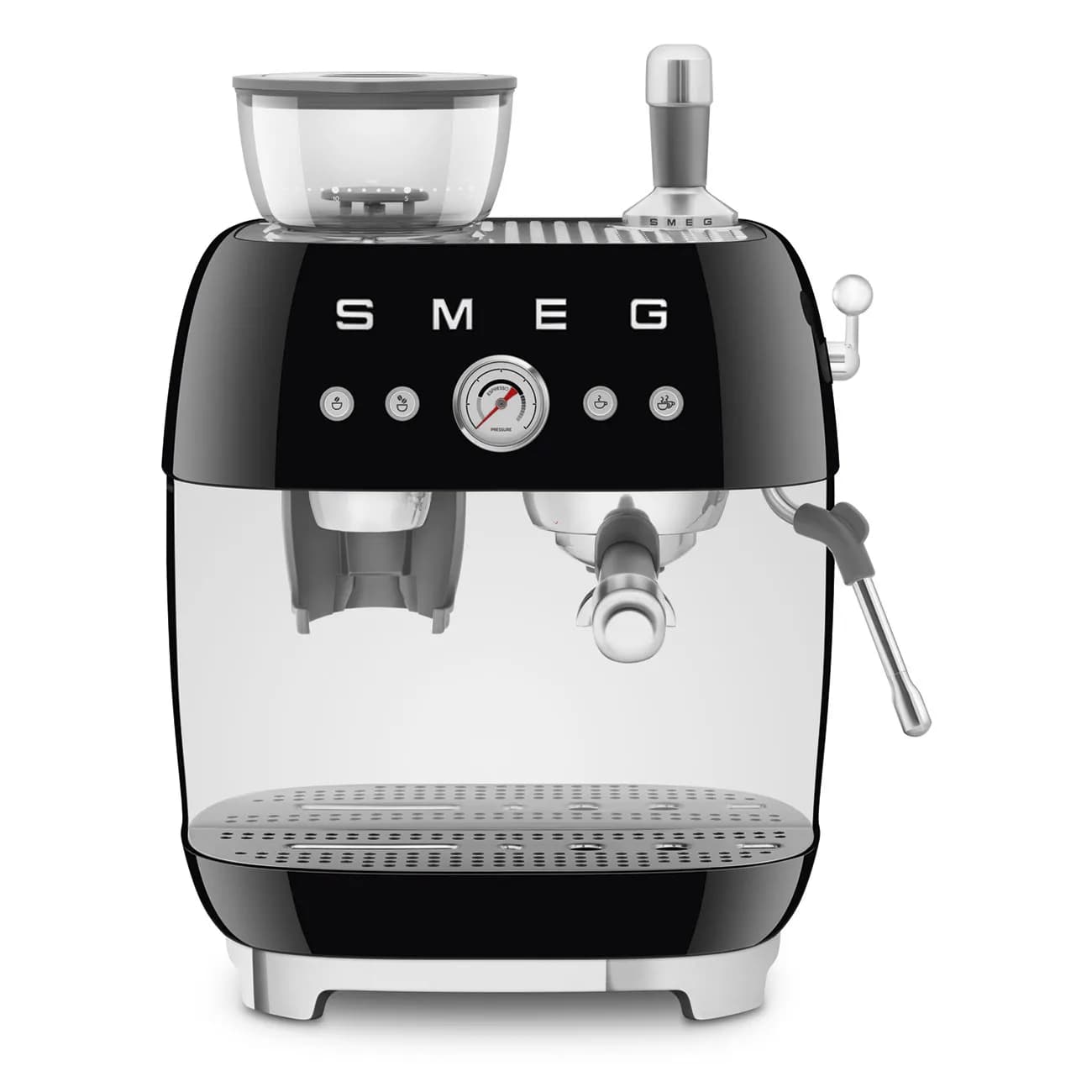 Smeg 50's Style EGF03BLEU -espressokeitin, musta