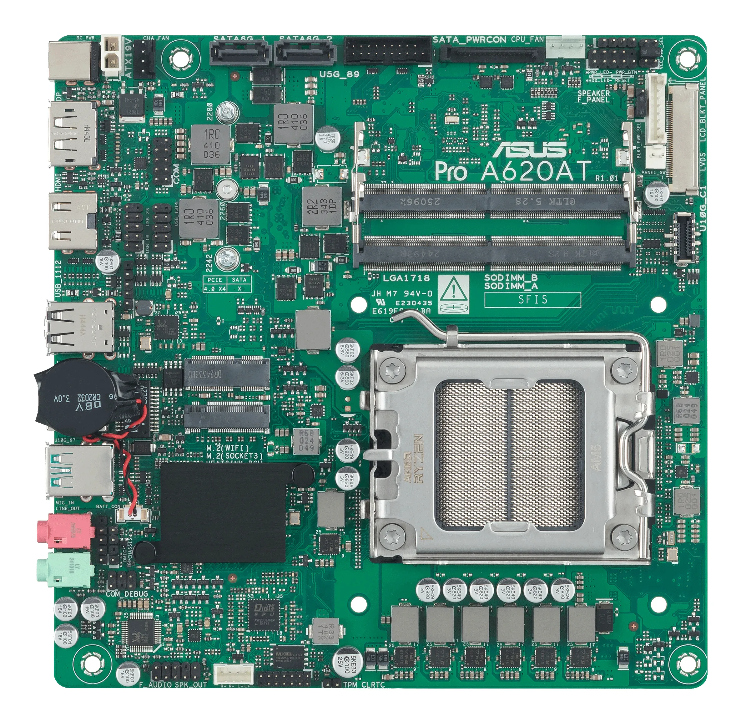 Asus PRO A620AT-CSM AM5 Thin Mini-ITX -emolevy