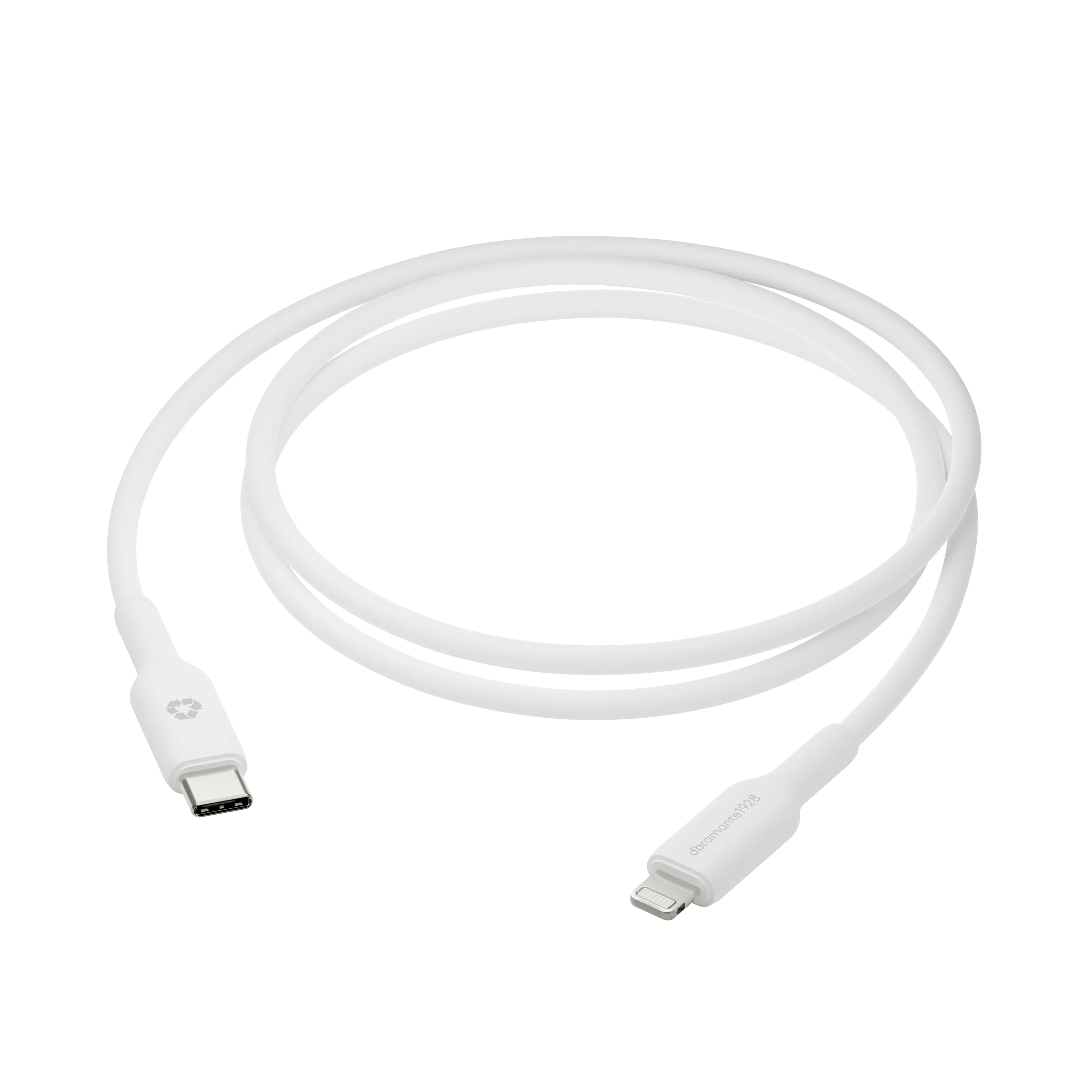 re-charge USB-C – Lightning -kaapeli, 1 m, valkoinen