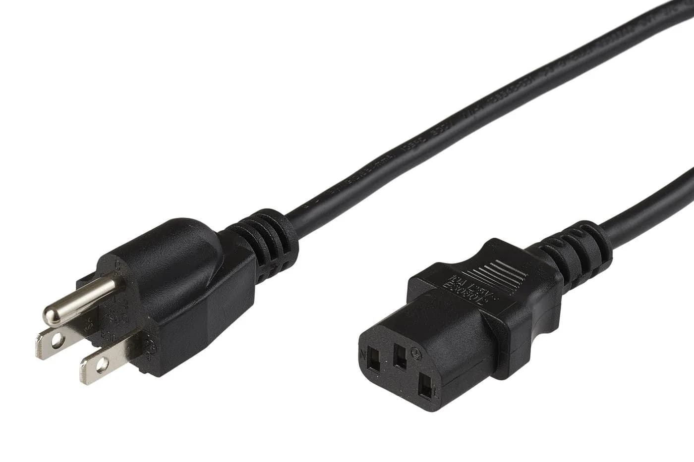 MicroConnect US Type B C13 -virtajohto, 3m