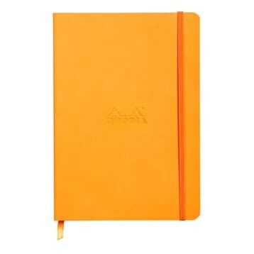 Rhodiarama soft A5 orange dot ivory