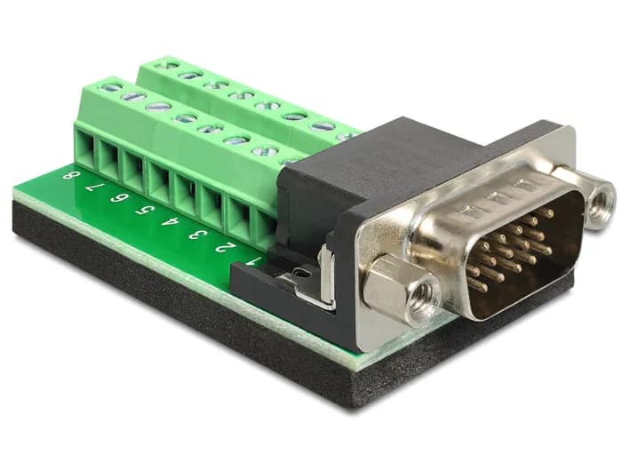 Delock Terminal Block > VGA male -adapteri