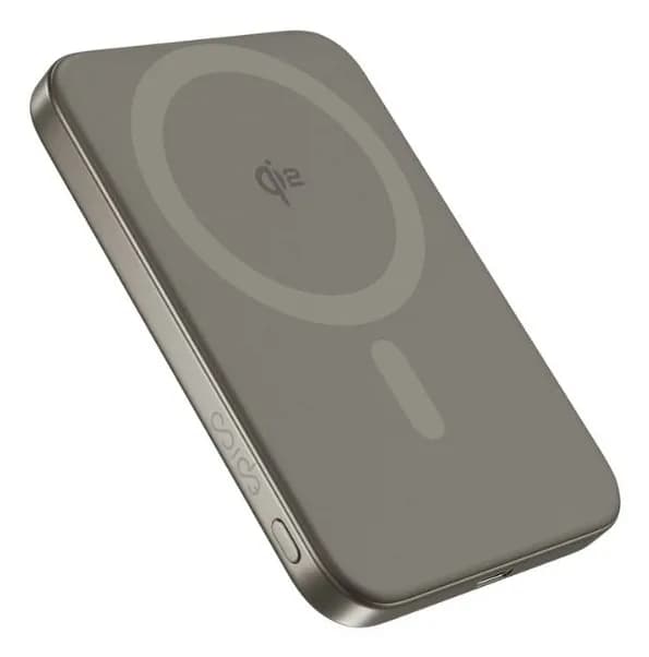 Epico UltraPack Qi2 Slim 5000mAh Alu Mag+ Langaton Varavirtalähde EM51 - titaani