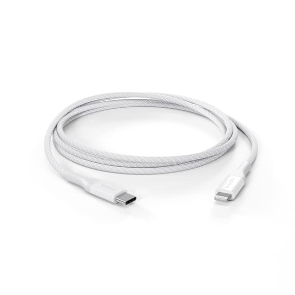 Epico UltraLink EC42 USB-C – Lightning -kaapeli, 1,2 m, valkoinen