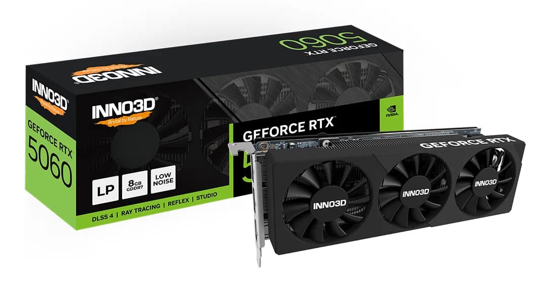 Inno3D GeForce RTX 5060 X3 LP OC 8 Gt -näytönohjain