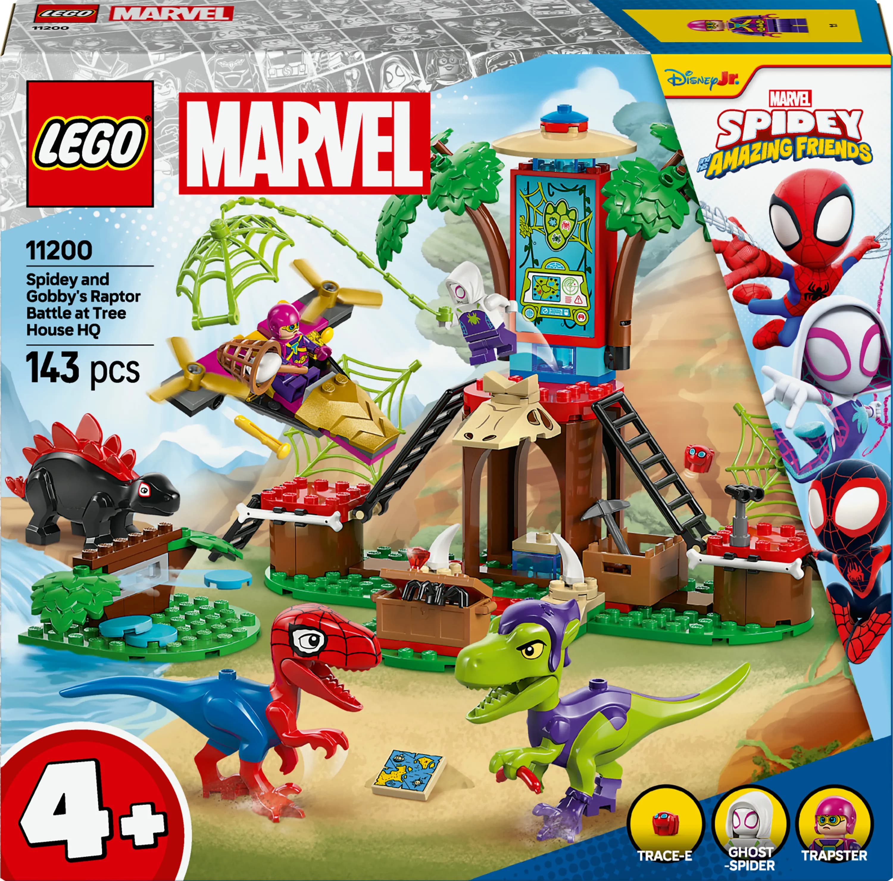 LEGO Marvel Spideyn ja Gobbyn lentotaistelu puumajalla 11200