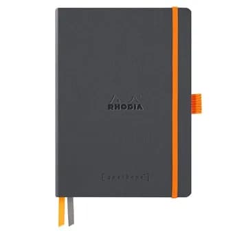 Rhodia Goalbook soft titanium A5 dot ivory