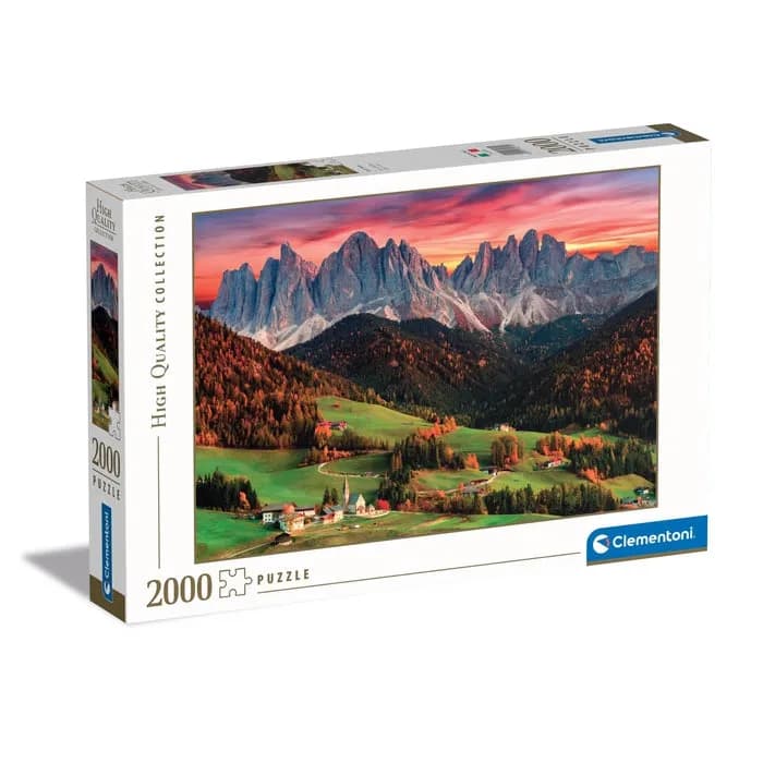 Clementoni High Quality Collection Val Di Funes -palapeli, 2000 palaa