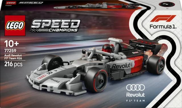 LEGO Speed Champions Audi Revolut F1 Team R26 -kilpa-auto 77259