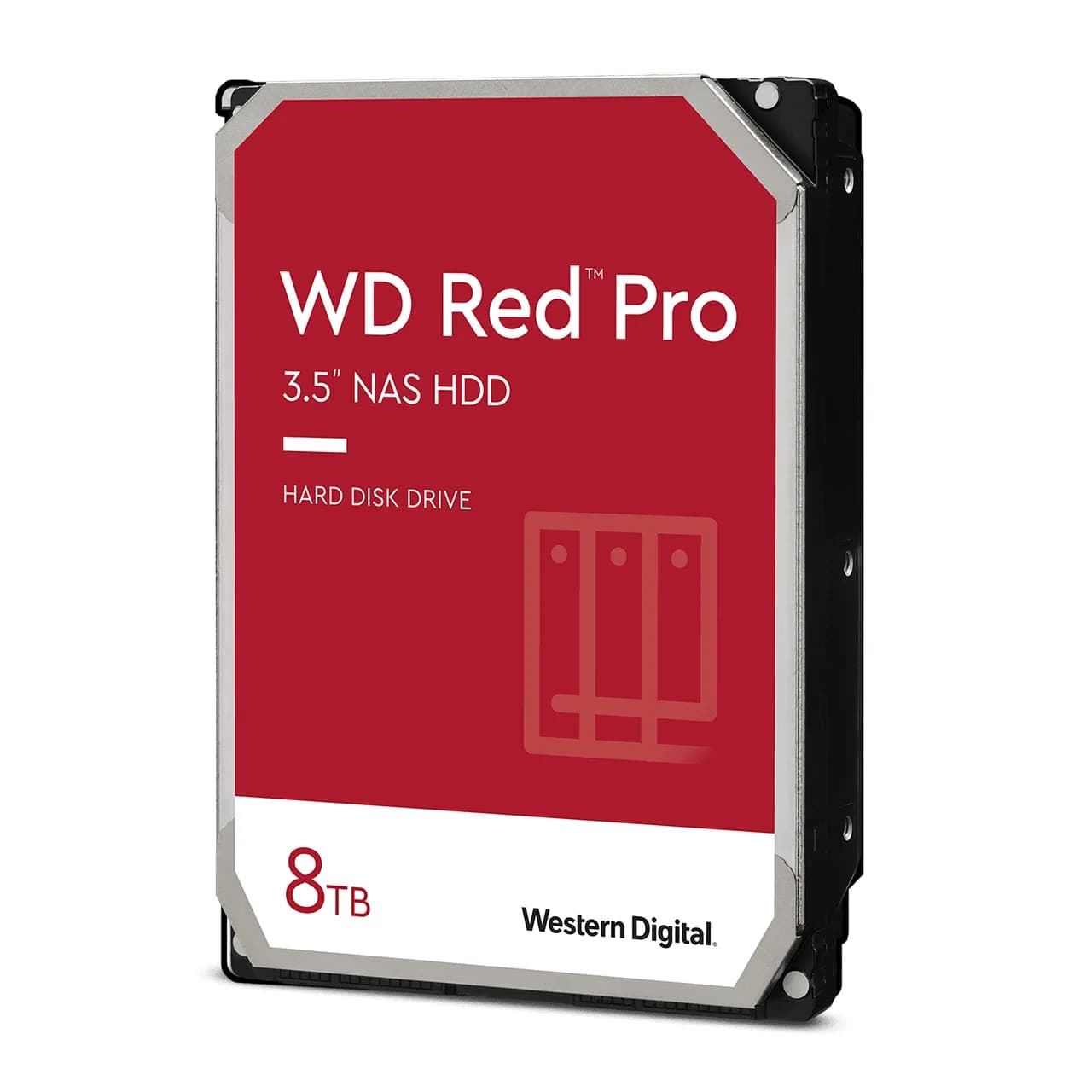WD Red Pro 3.5" 8 Tt, 7200 RPM, 256 MB, SATA III -kovalevy (NAS)