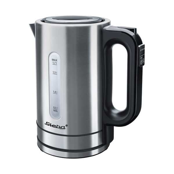 STEBA WK 21 Inox -vedenkeitin, 1,7 l, 2200 W, ruostumaton teräs