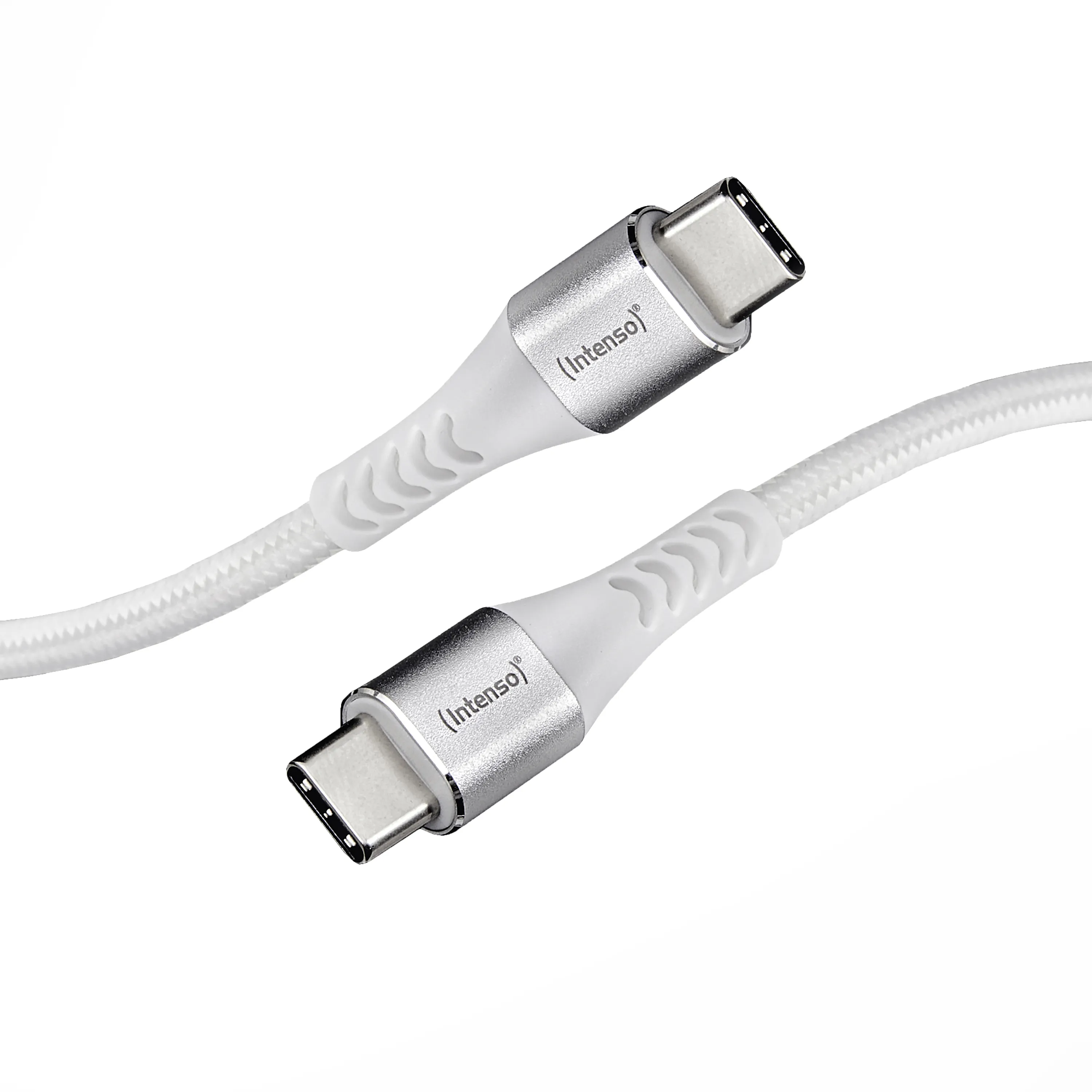Intenso USB-C -kaapeli, 60 W, 1,5 m, valkoinen
