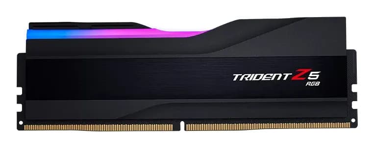 G.SKILL Trident Z5 RGB 24 Gt (1 x 24 Gt) DDR5 6000 MHz, CL40 -muisti (XMP)