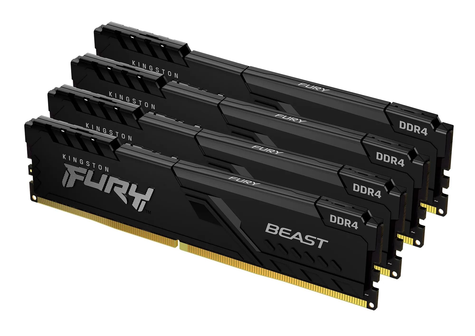 Kingston FURY Beast 128 Gt (4 x 32 Gt) DDR4 3200 MHz, CL16 -muisti (XMP)