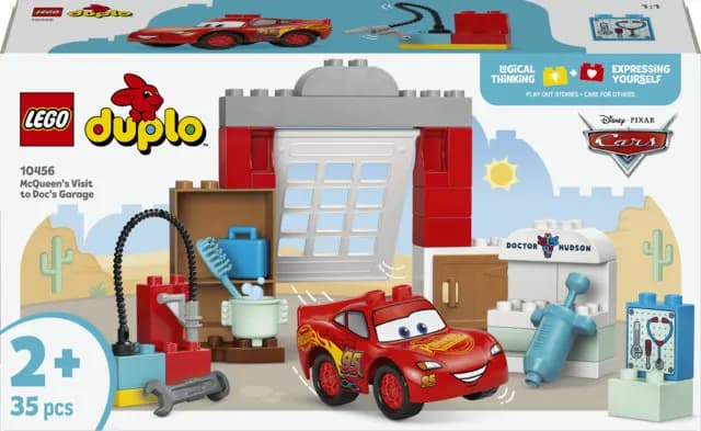 LEGO Duplo McQueenin vierailu Docin tallilla 10456