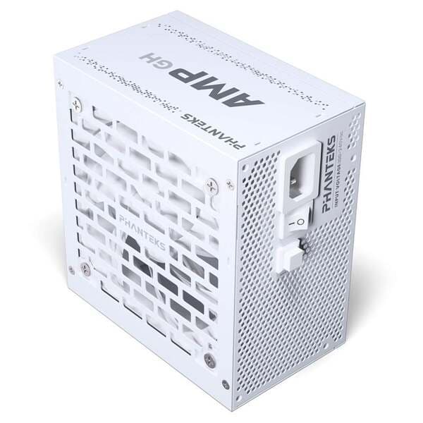 Phanteks AMP GH White 1000W -virtalähde, 80 Plus Platinum