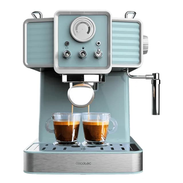 CECOTEC Power Espresso 20 Tradizionale -manuaalinen espressokone, vaaleansininen