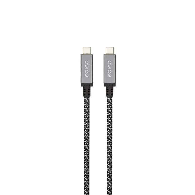 Epico Braided Thunderbolt 4 -kaapeli, jossa 8K, 1,5 m, space grey