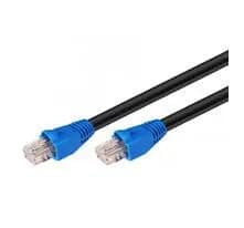 MicroConnect Cat6 UTP RJ45 20m -verkkokaapeli, musta