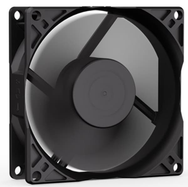 Endorfy Zephyr 80 DC -tuuletin, nestelaakeri, 80 mm, musta