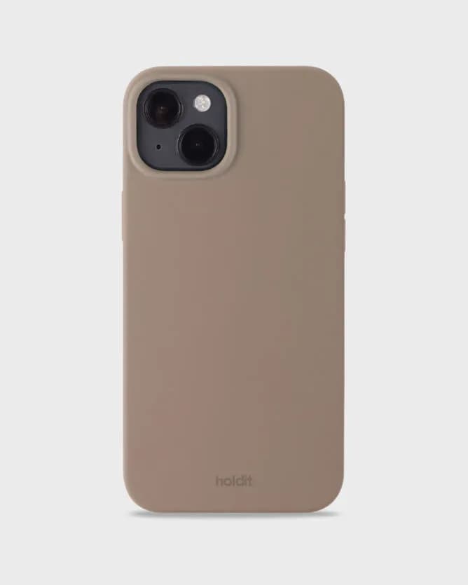 HOLDIT SILICONE CASE IPHONE - 15 PLUS MOCHA BROWN