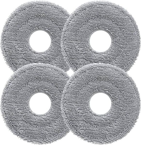 Roborock SAROS 10R / Z70 -moppiliinat, 4-pakkaus, tummanharmaa
