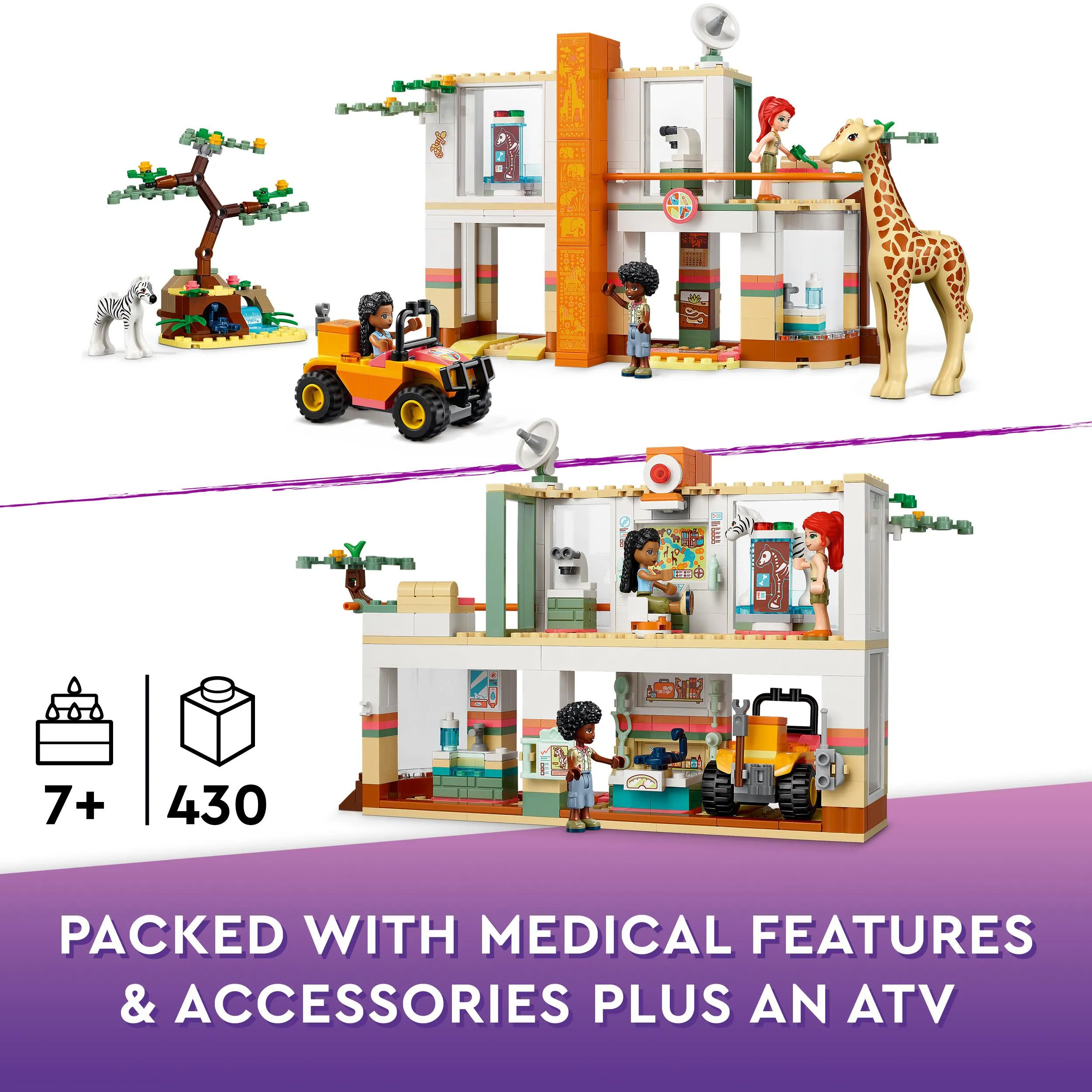 LEGO Friends Mia ja villieläinten pelastustehtävä 41717