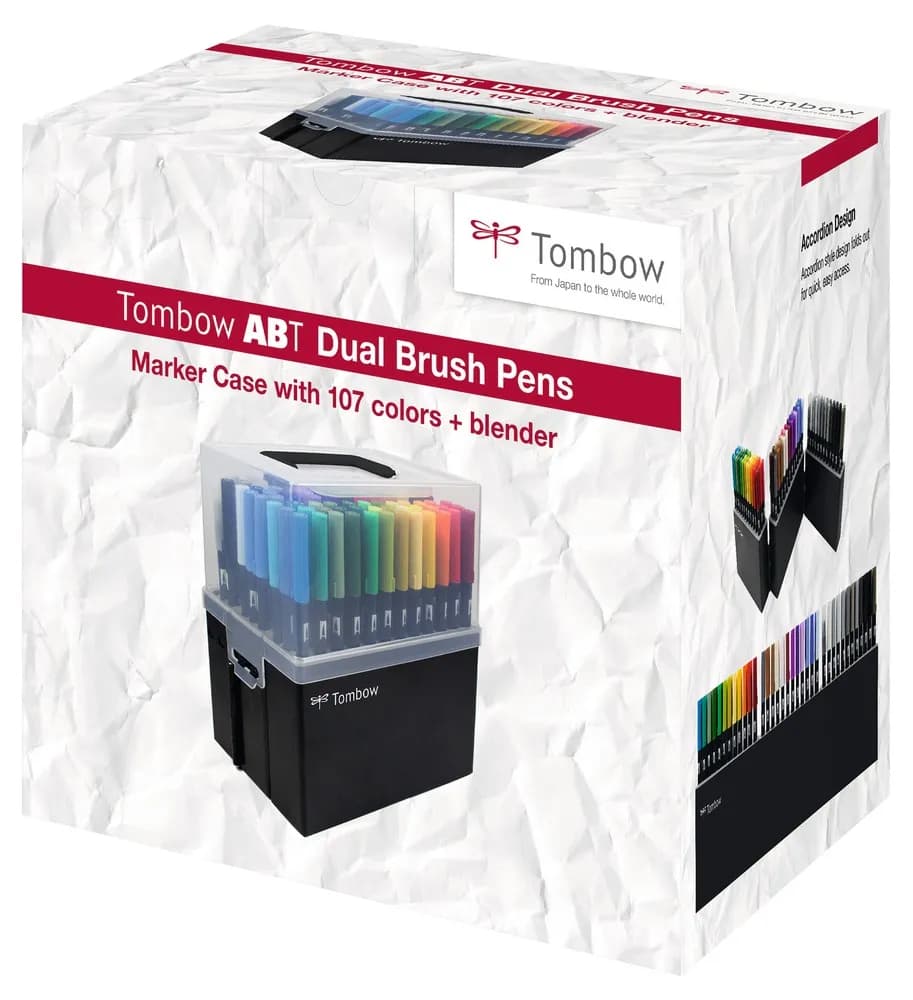 Tombow ABT Dual Brush marker case empty