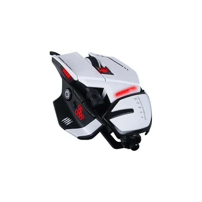 MAD CATZ R.A.T. 6+ -langallinen pelihiiri, valkoinen