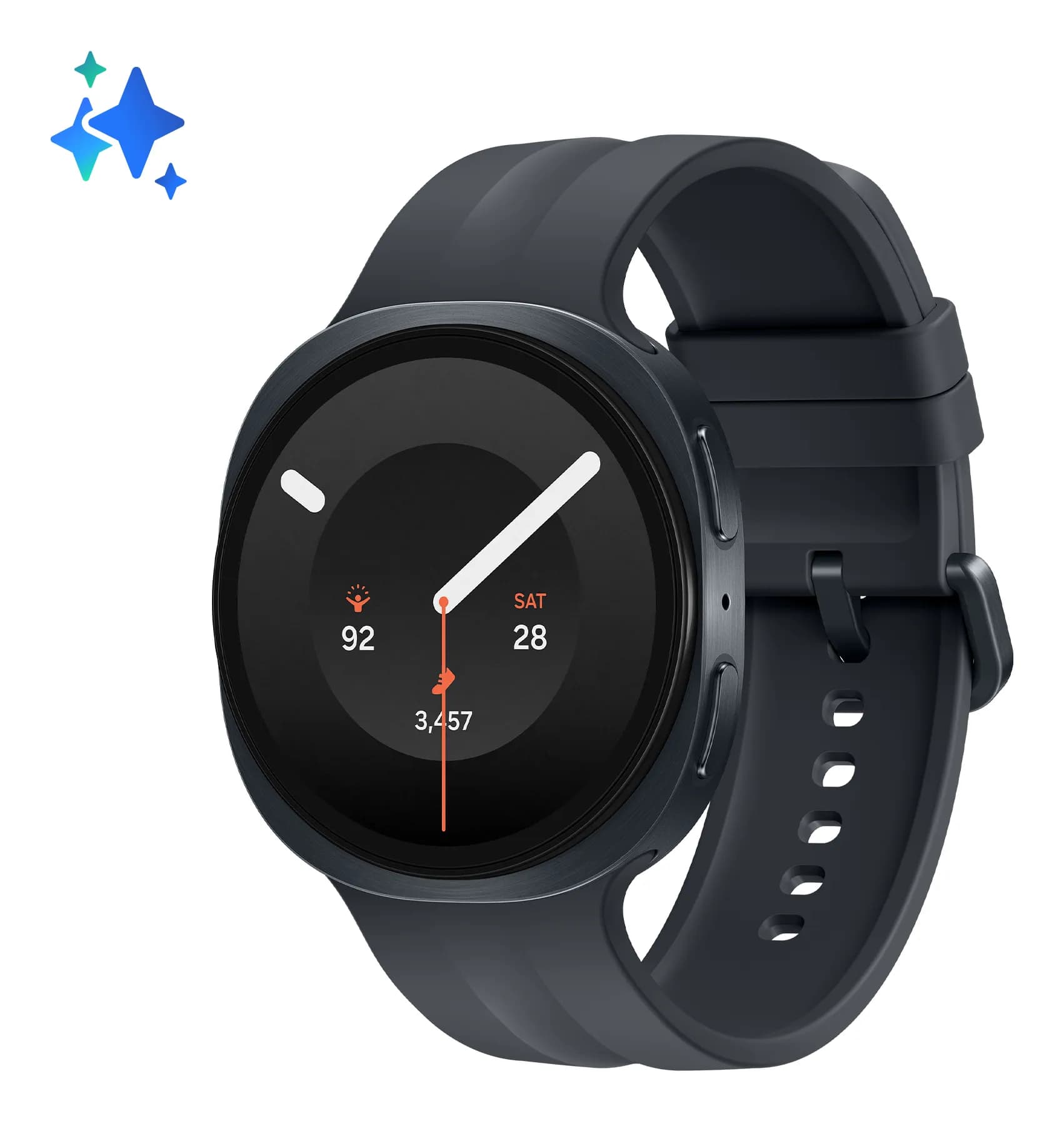 Samsung Galaxy Watch9 44mm -älykello, grafiitti