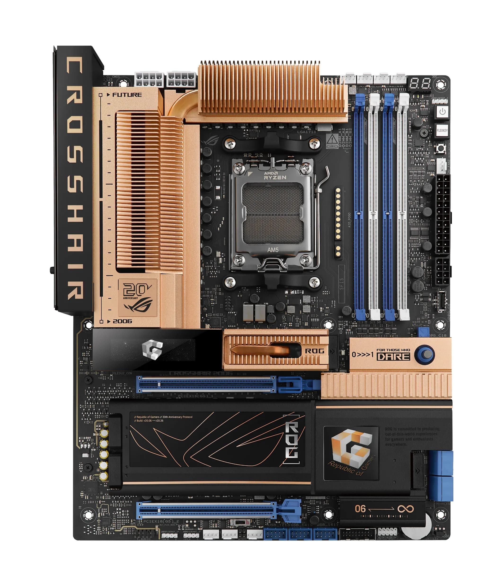 Asus ROG Crosshair 2006 WiFi 7 AM5 ATX -emolevy