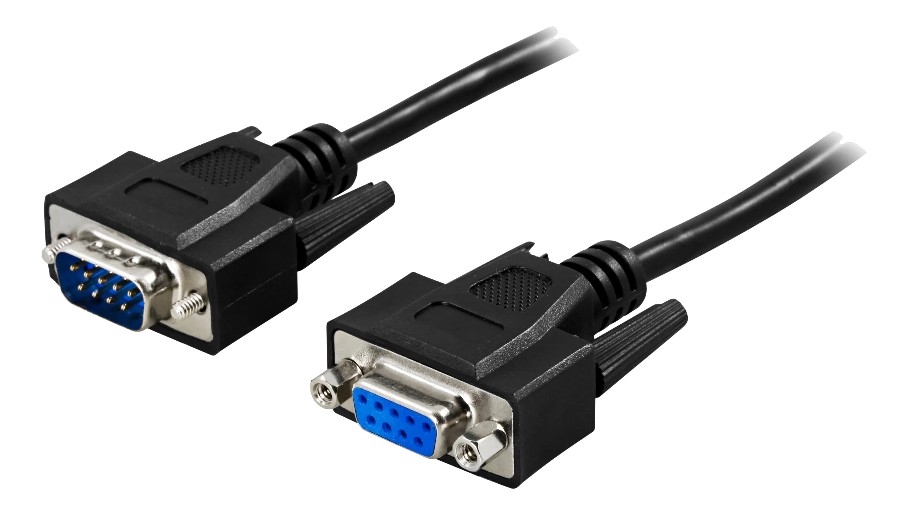 Jatkokaapeli DB9 u - n, 1m, musta