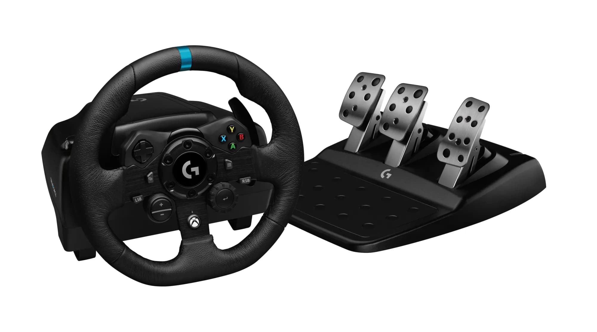 Logitech G923 SE TRUEFORCE -ohjauspyörä, polkimet ja vaihdekeppi Xboxille ja Windowsille, langallinen, musta