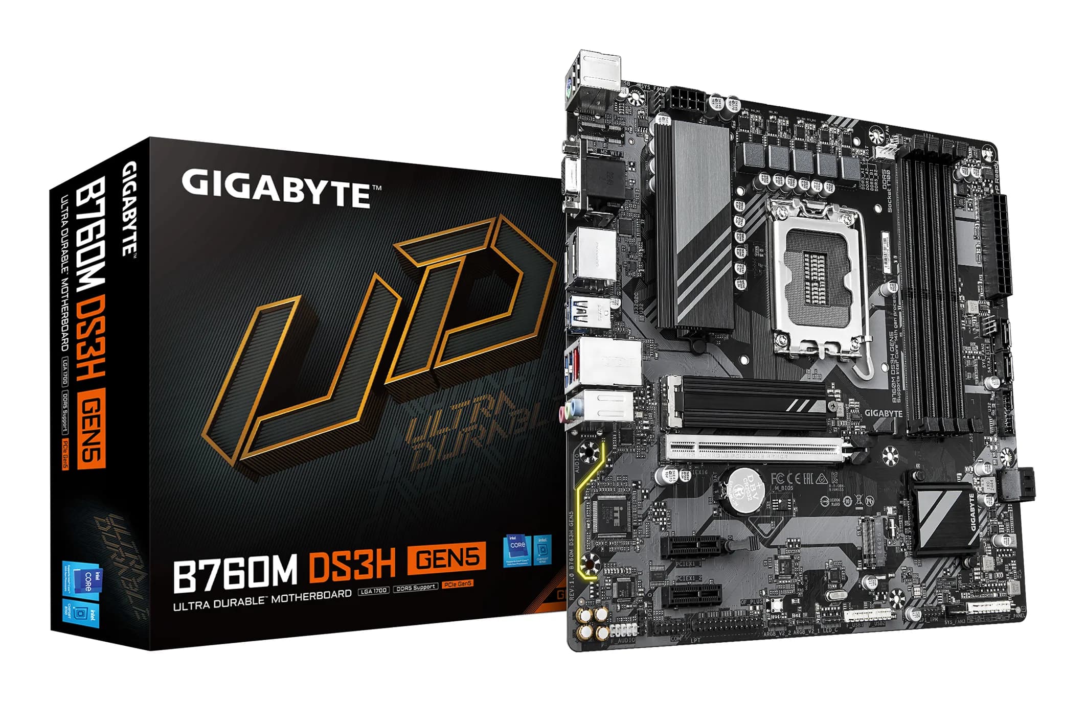 Gigabyte B760M DS3H GEN5 LGA1700 mATX -emolevy
