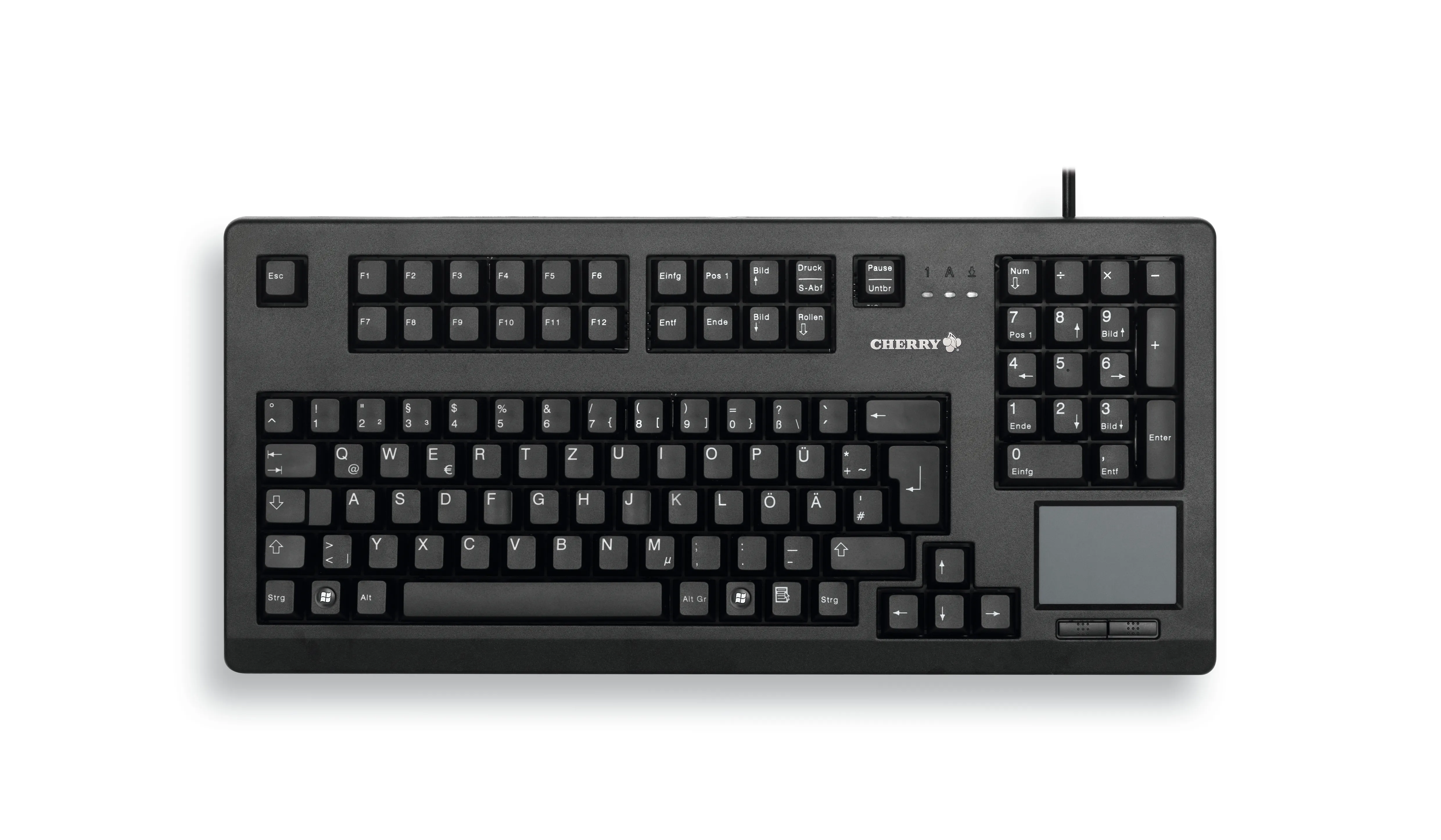 CHERRY G80-11900 TouchBoard -mekaaninen näppäimistö, Gold Crosspoint, musta