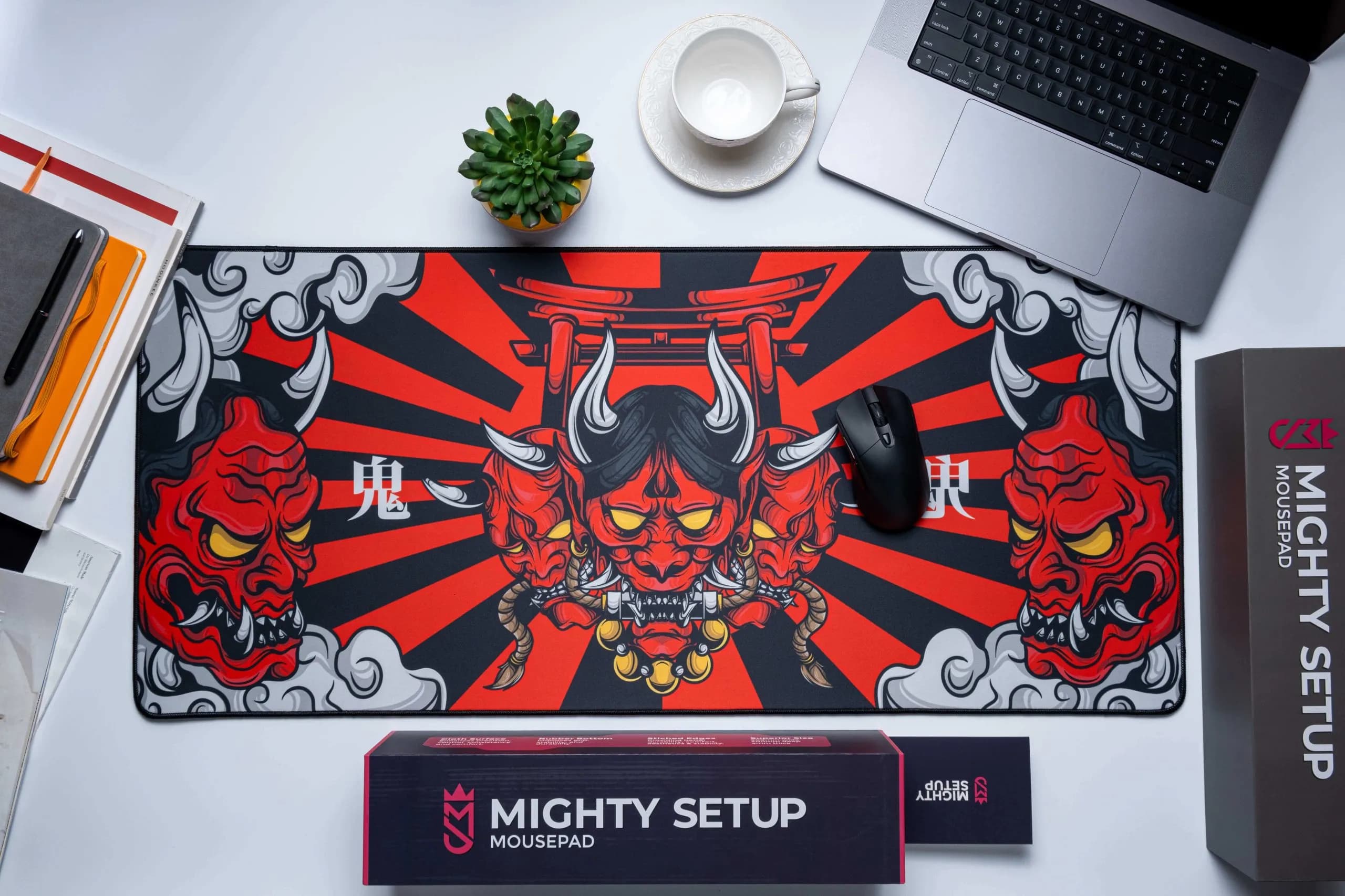 Mighty Setup Pure Evil -pelihiirimatto, 900x400 mm, monivärinen