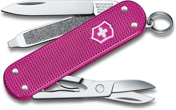 Victorinox Classic SD Alox -taskuveitsi, vaaleanpunainen, 58 mm