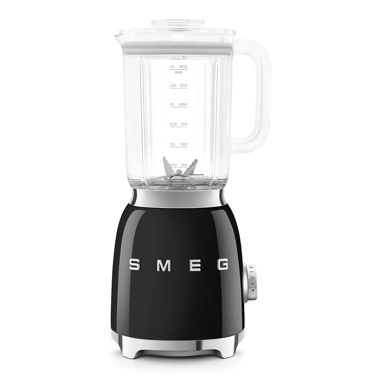 Smeg 50's Style -tehosekoitin, Musta